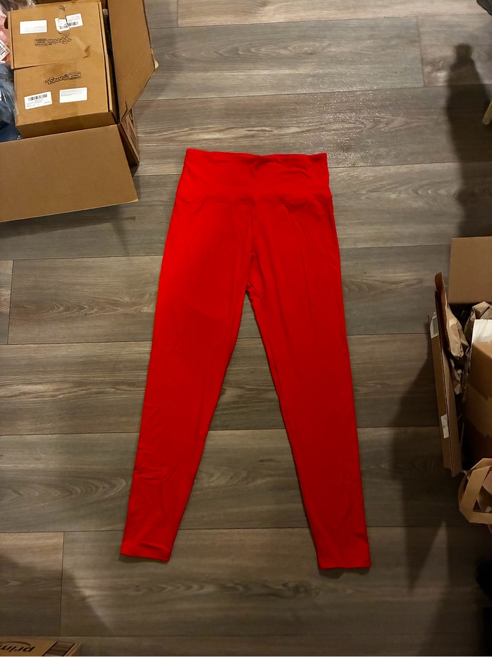 Red Women’s Leggings - Comfortable Stretch Bottoms